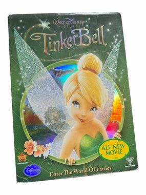 Disney Tinker Bell DVD Cover - Green, Blonde